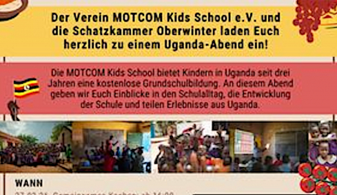 Uganda Abend in der Schatzkammer Oberwinter e.V.